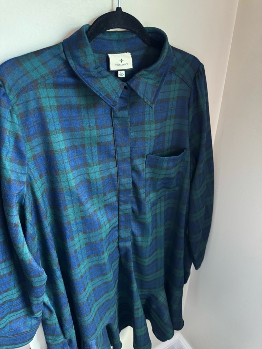 TUCKERNUCK Blackwatch Callahan Shirt Dress Size XL - Picture 8 of 10